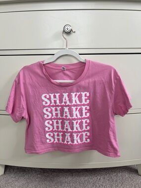 Pure Barre Shake crop top t shirt small